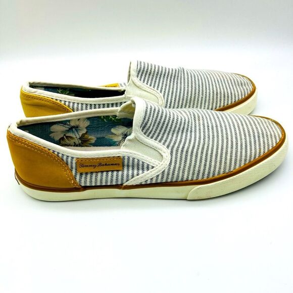 Tommy Bahama Women’s Striped Slip-On Shoes 8 - Picture 3 of 9